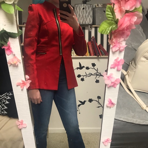Red light blazer type jacket - Picture 3 of 3